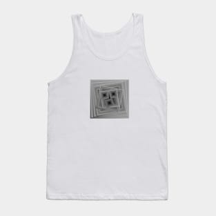 Box in Box Grey Tank Top